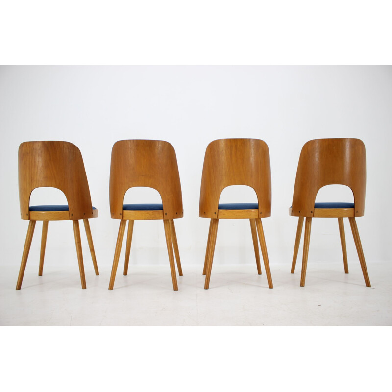 Set of 4 vintage Dining Chairs by Oswald Haerdtl  1960s