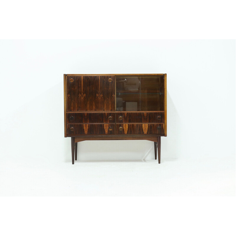 Mid Century Rosewood Highboard Danish  1960s