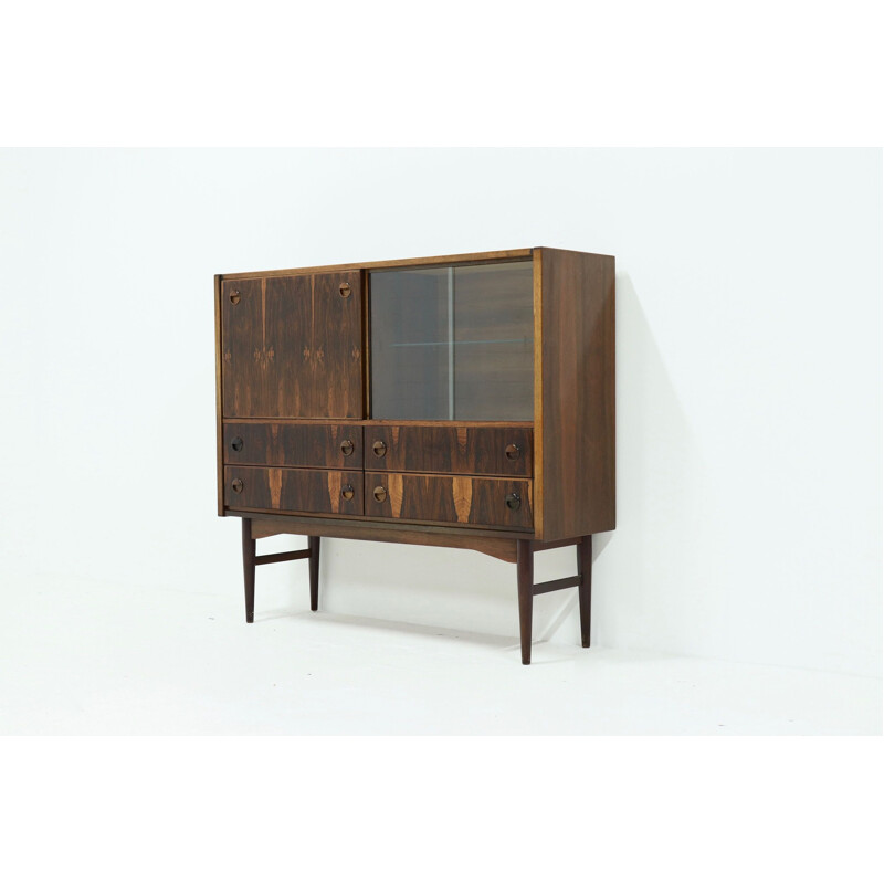 Mid Century Rosewood Highboard Danish  1960s