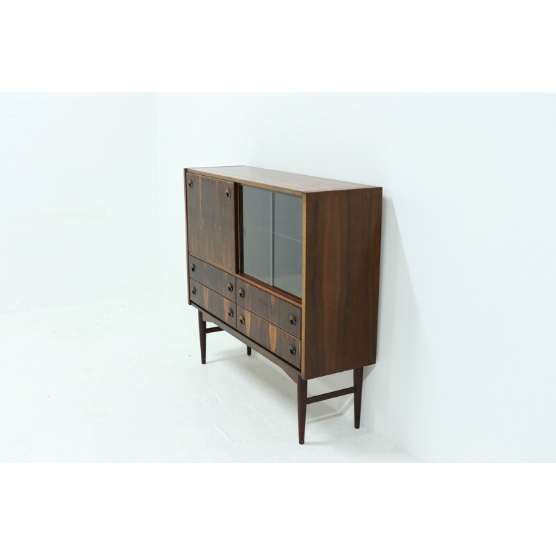 Mid Century Rosewood Highboard Danish  1960s