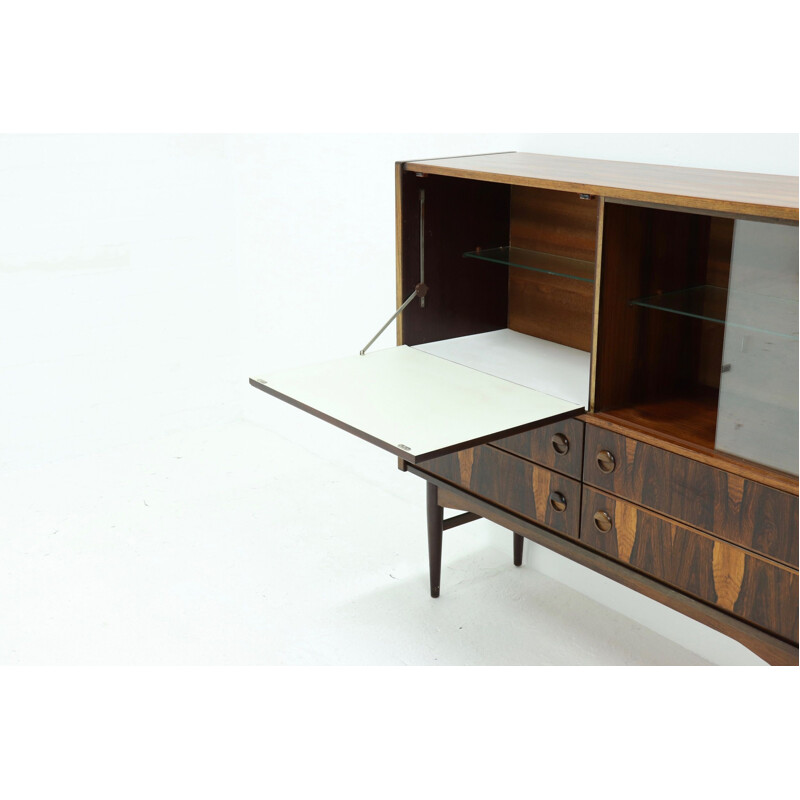 Mid Century Rosewood Highboard Danish  1960s