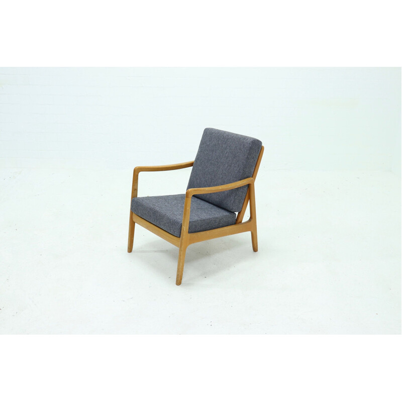 Vintage FD109 Lounge Chair by Ole Wanscher for France & Son, 1950s
