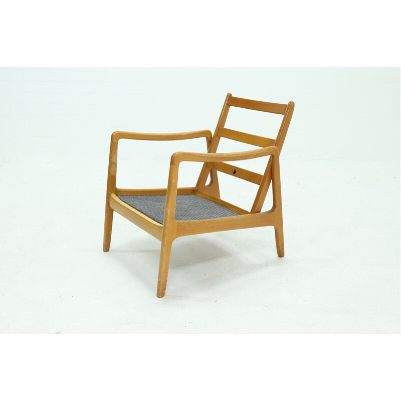 Vintage FD109 Lounge Chair by Ole Wanscher for France & Son, 1950s