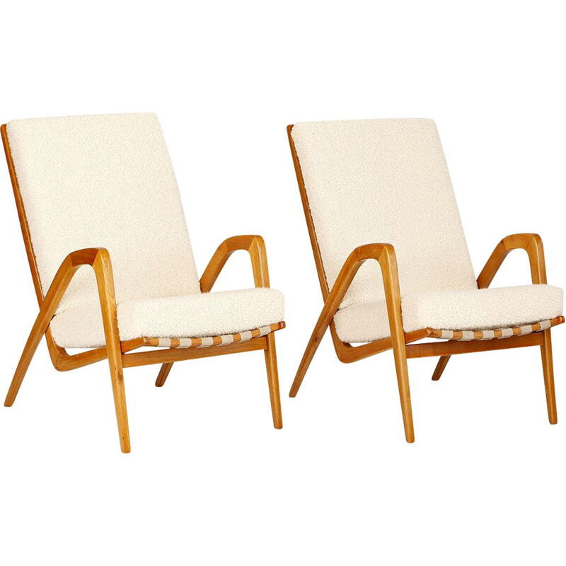 Mid-Century Armchair by Jan Vanek for ULUV 1960s