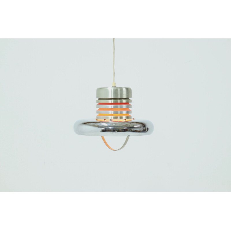 Vintage Ceiling Lamp Pendant by Lakro Dutch 1960s