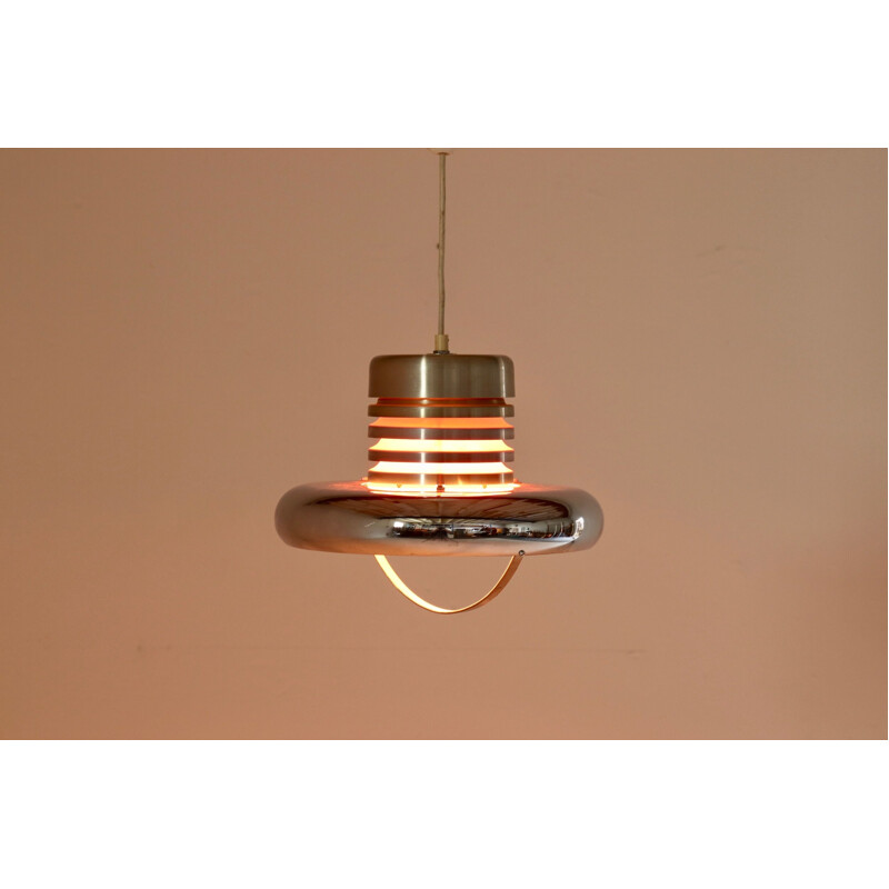 Vintage Ceiling Lamp Pendant by Lakro Dutch 1960s
