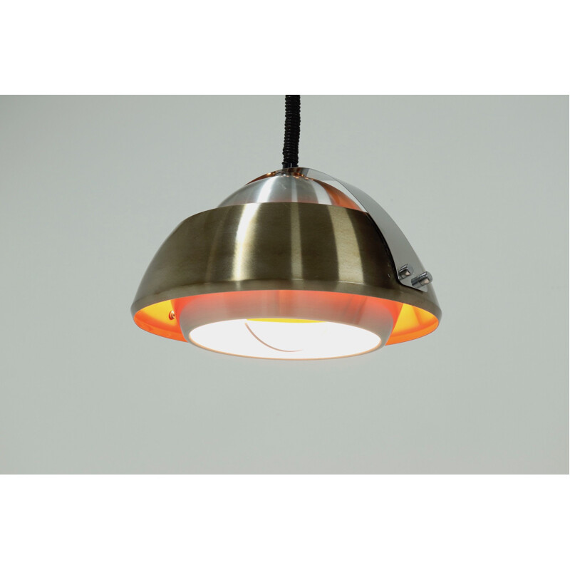 Vintage Ceiling Lamp Pendant by Lakro Dutch 1960s