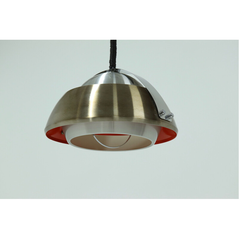 Vintage Ceiling Lamp Pendant by Lakro Dutch 1960s