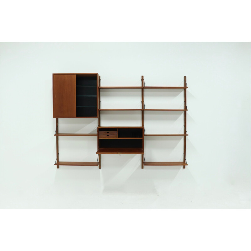 Vintage Royal System Teak Wall Unit by Poul Cadovius for Cado Danemark, 1960s