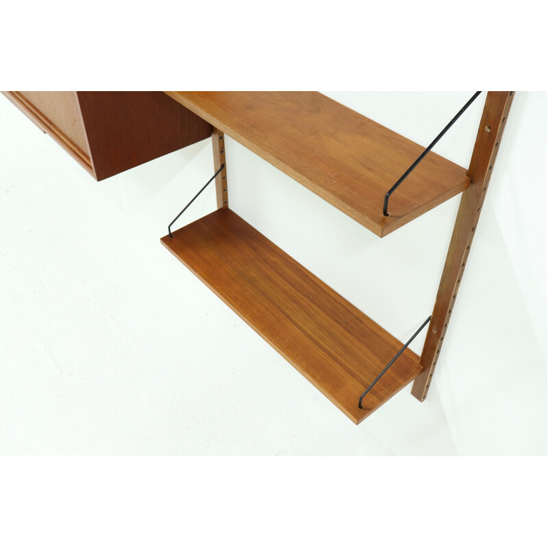 Vintage Royal System Teak Wall Unit by Poul Cadovius for Cado Danemark, 1960s