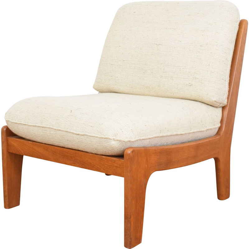 Mid-Century Teak Lounge Chair, Danish 1970s