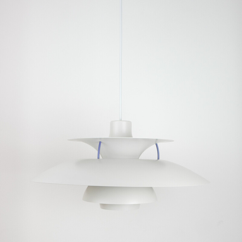 Vintage pendant lamp PH 5 by Poul Henningsen, Louis Poulsen, Danish 1990s 