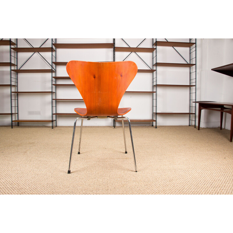 Suite of 4 vintage teak chairs series 7 by Arne Jacobsen for Fritz Hansen 1978