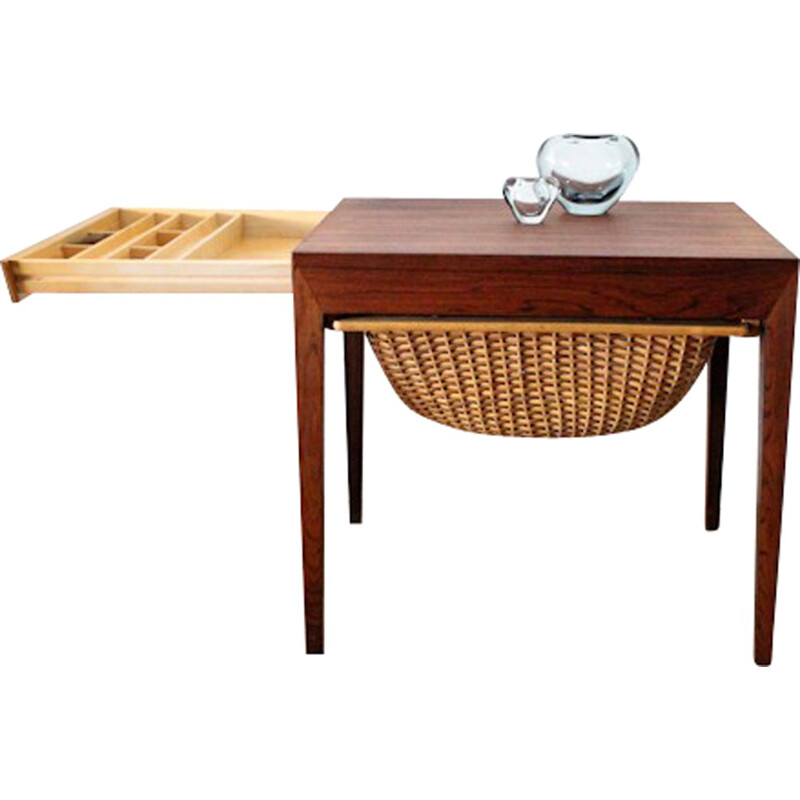 Haslev side table in Rio rosewood, Severin HANSEN - 1960s