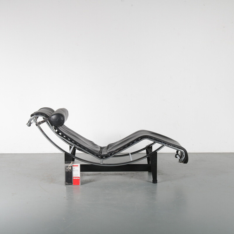 Vintage 'LC4' Chaise Longue by Le Corbusier for Cassina, Italy 1980