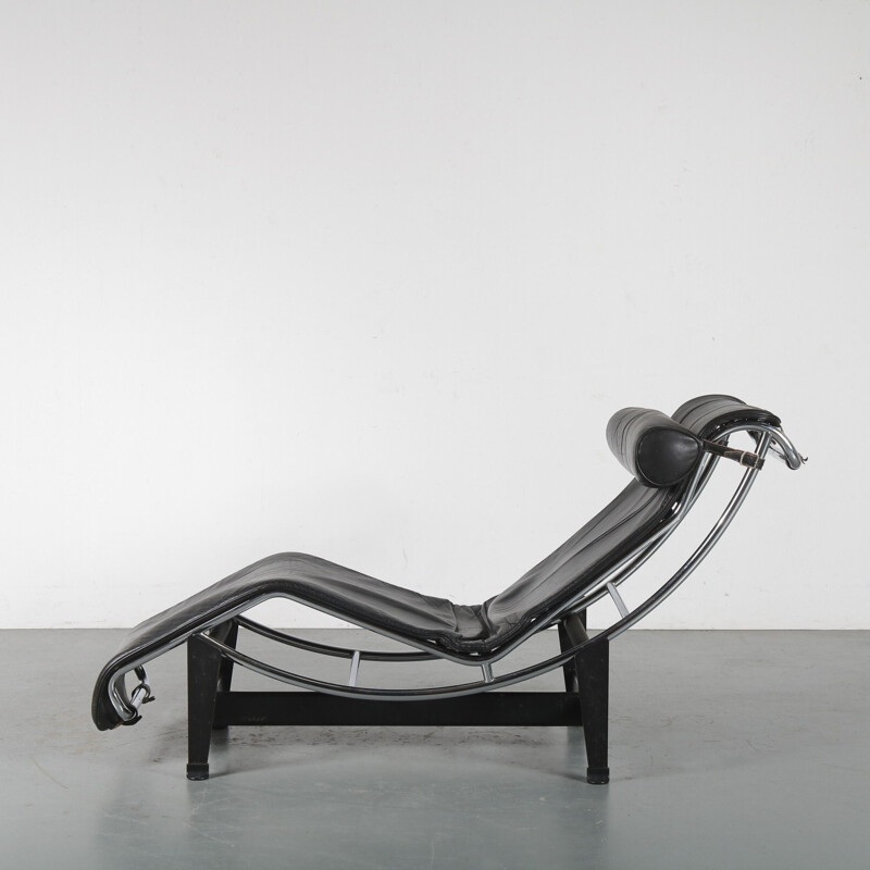 Vintage 'LC4' Chaise Longue by Le Corbusier for Cassina, Italy 1980