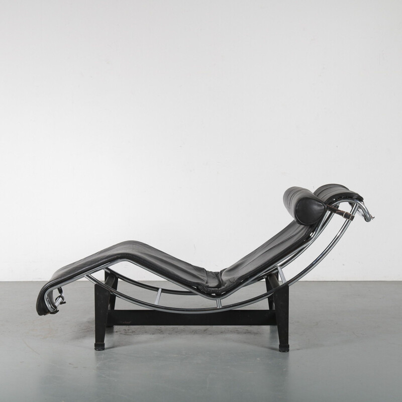 Vintage 'LC4' Chaise Longue by Le Corbusier for Cassina, Italy 1980