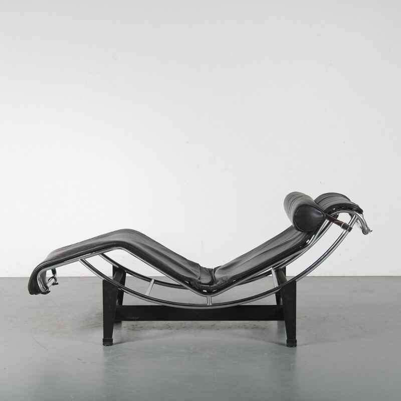 Vintage 'LC4' Chaise Longue by Le Corbusier for Cassina, Italy 1980