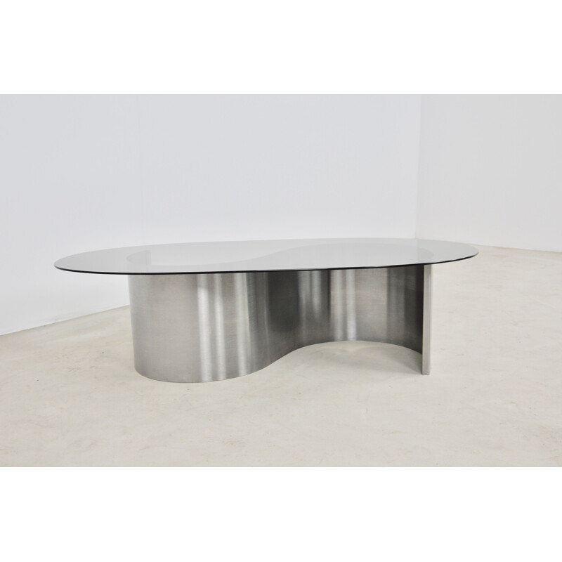 Vintage Coffee Table by Francois Monnet, 1970s