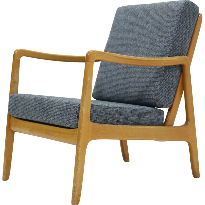 Vintage FD109 Lounge Chair by Ole Wanscher for France & Son, 1950s