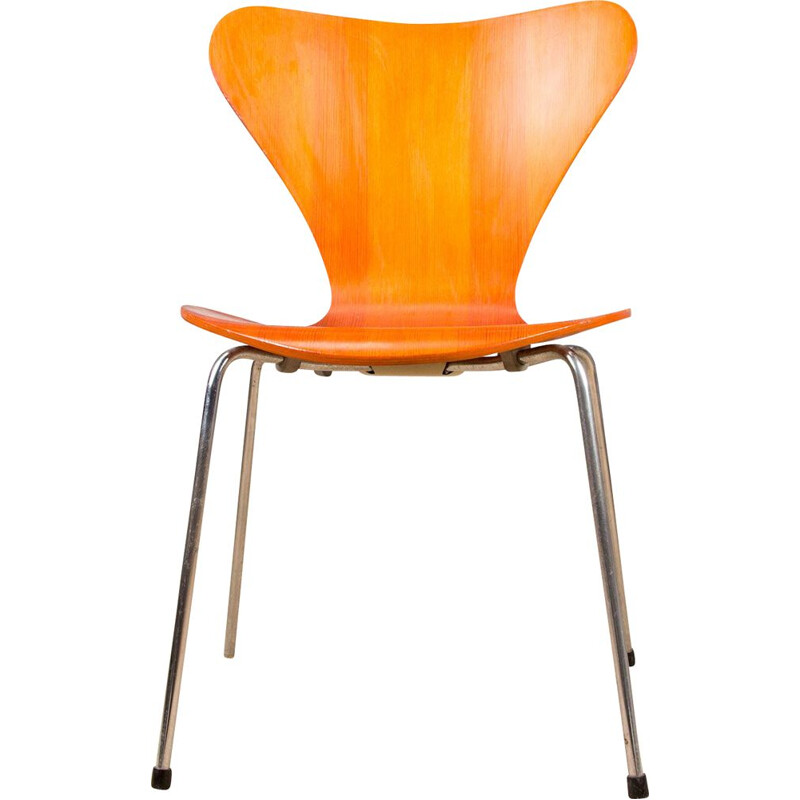 Suite de 4 cadeiras da série 7 vintage em teca de Arne Jacobsen para Fritz Hansen 1978