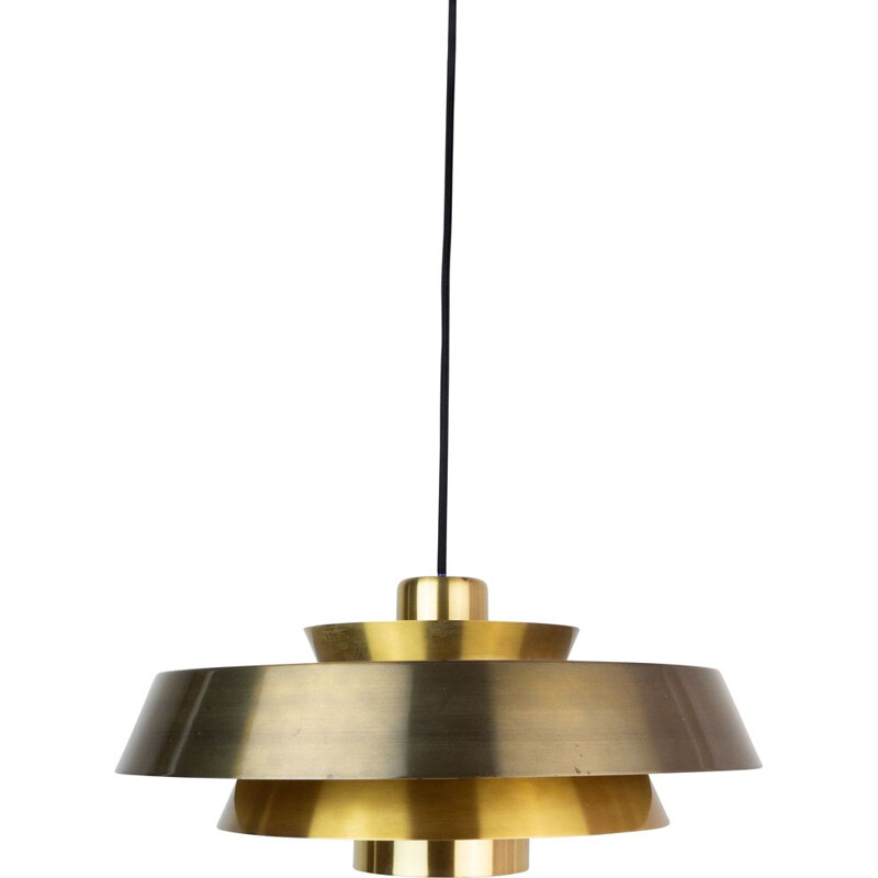 Vintage pendant lamp Nova by Jo Hammerborg, Fog og Mørup, Denmark, 1963