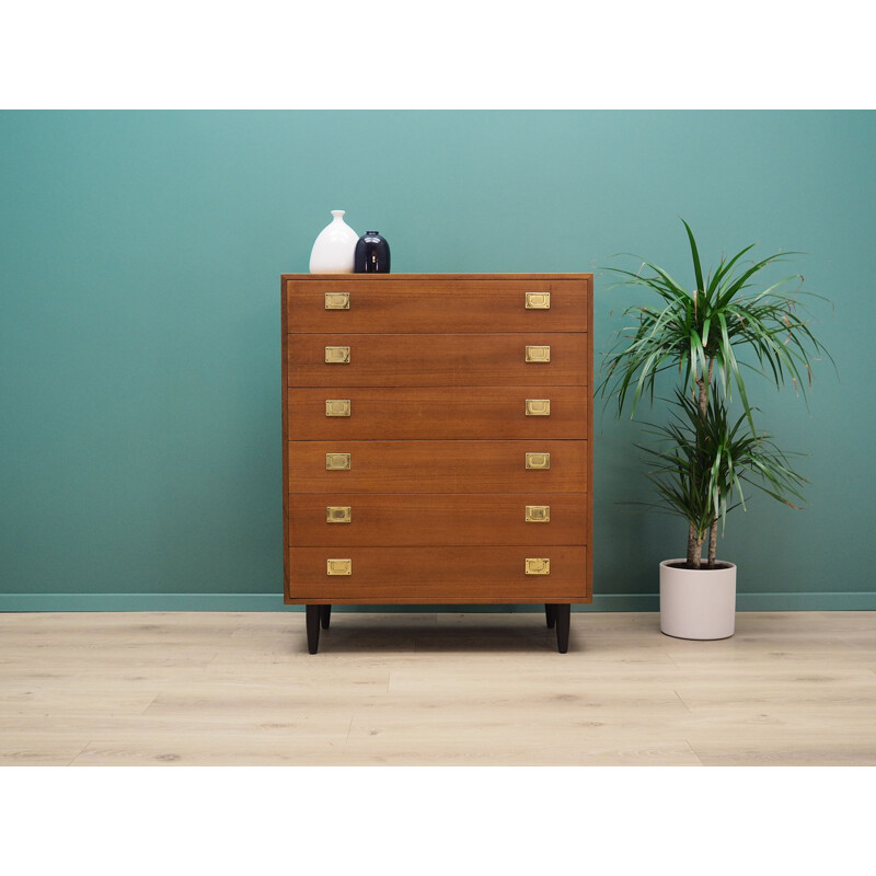 Vintage teak chest of drawers Scandinavian 1970