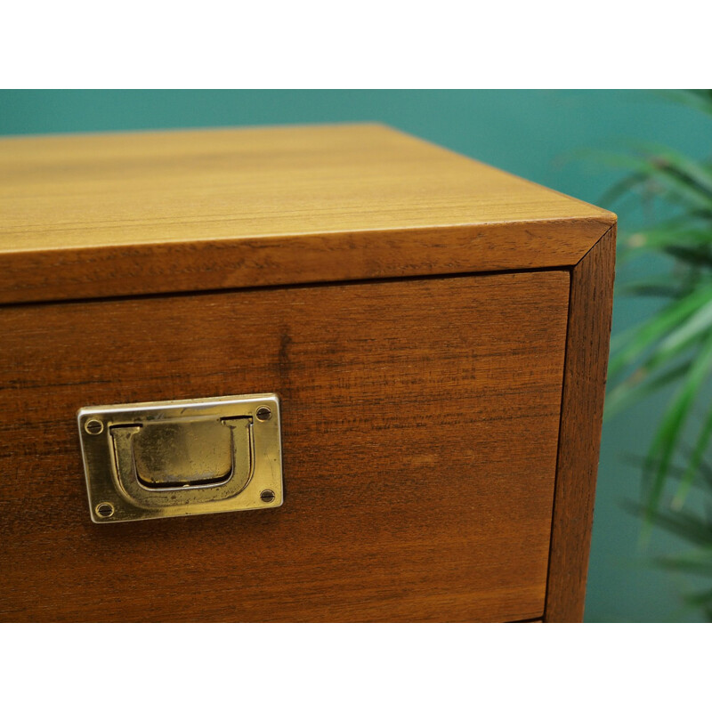 Vintage teak chest of drawers Scandinavian 1970