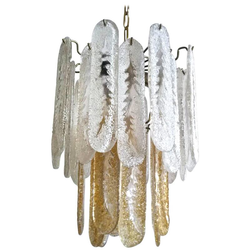 Mid-Century Murano glass chandelier - 1960s
