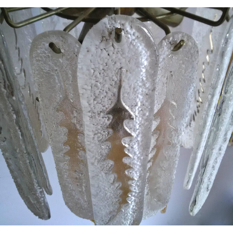 Mid-Century Murano glass chandelier - 1960s