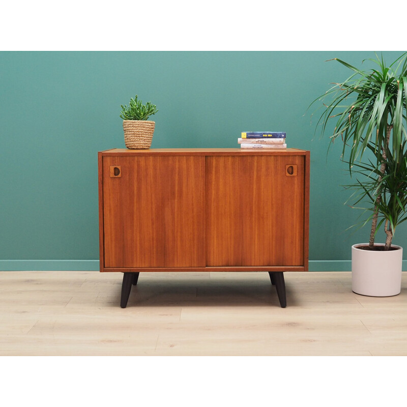 Little Mid century teak sideboard Scandinavian 1970s