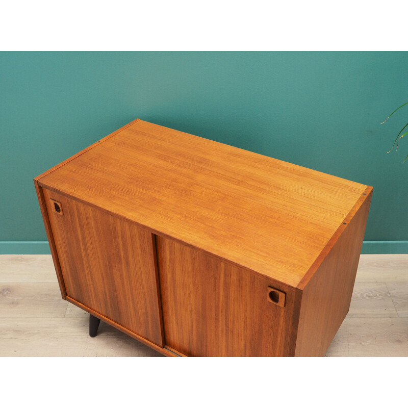 Little Mid century teak sideboard Scandinavian 1970s