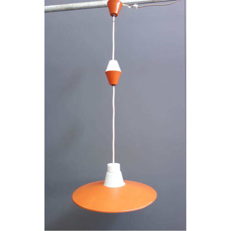 Vintage Orange pendant lamp 1970s