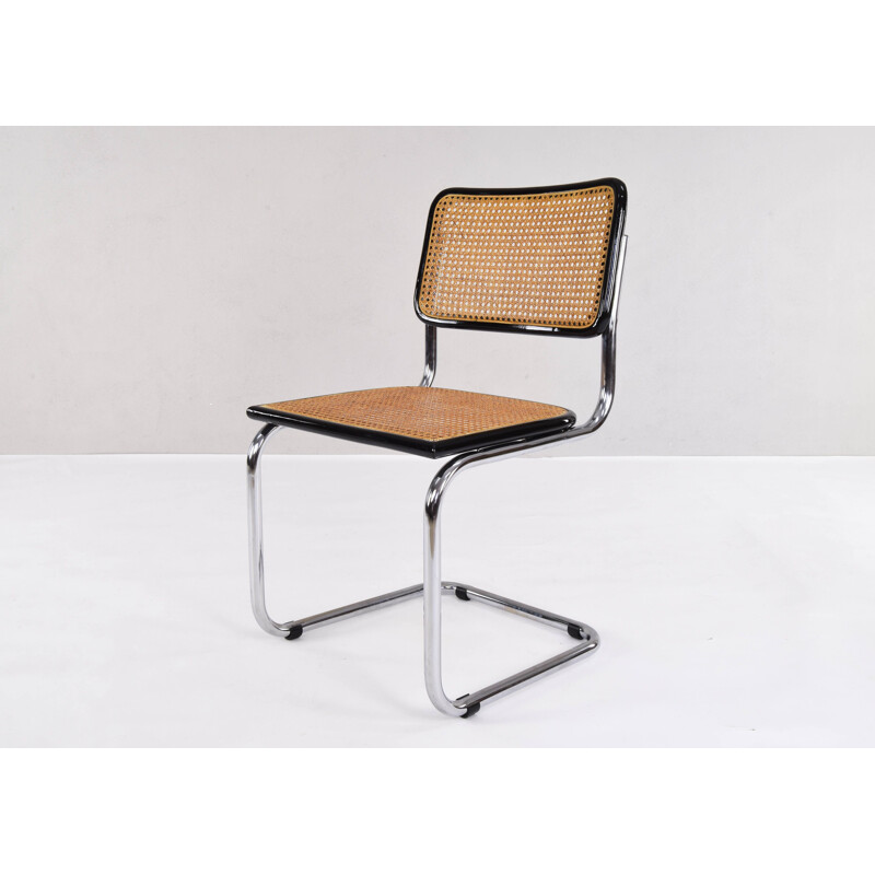 Set of 4 Mid-Century Chairs Marcel Breuer B32 Cesca Italy 1970s