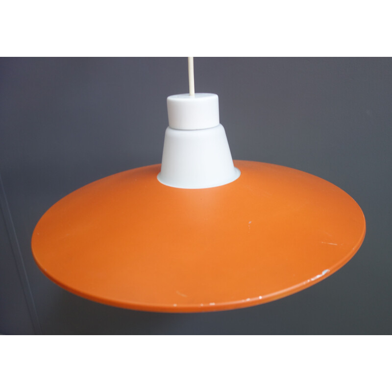 Vintage Orange pendant lamp 1970s