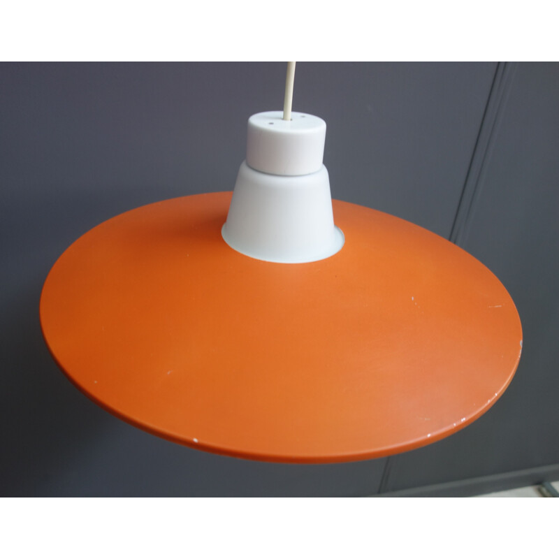 Vintage Orange pendant lamp 1970s