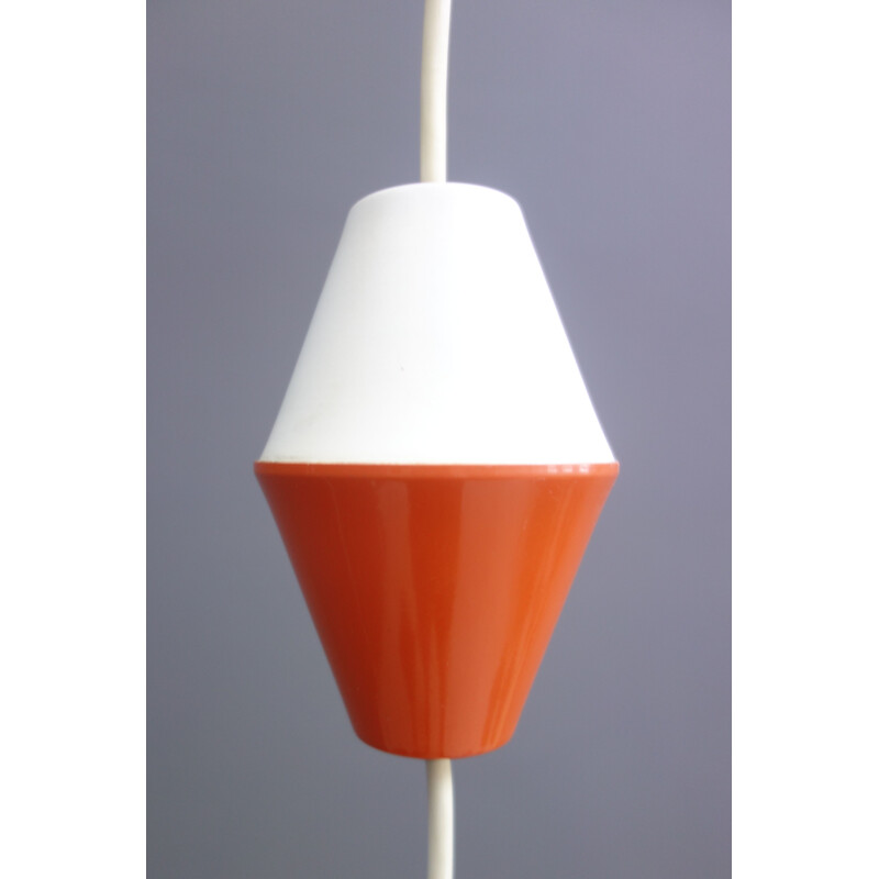 Vintage Orange pendant lamp 1970s