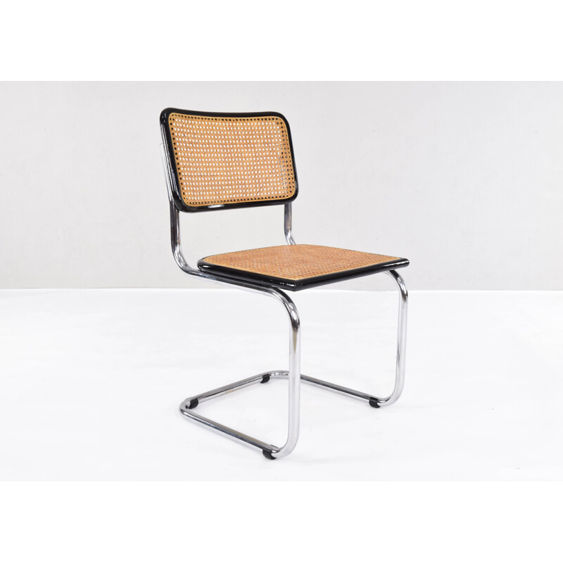 Set of 4 Mid-Century Chairs Marcel Breuer B32 Cesca Italy 1970s