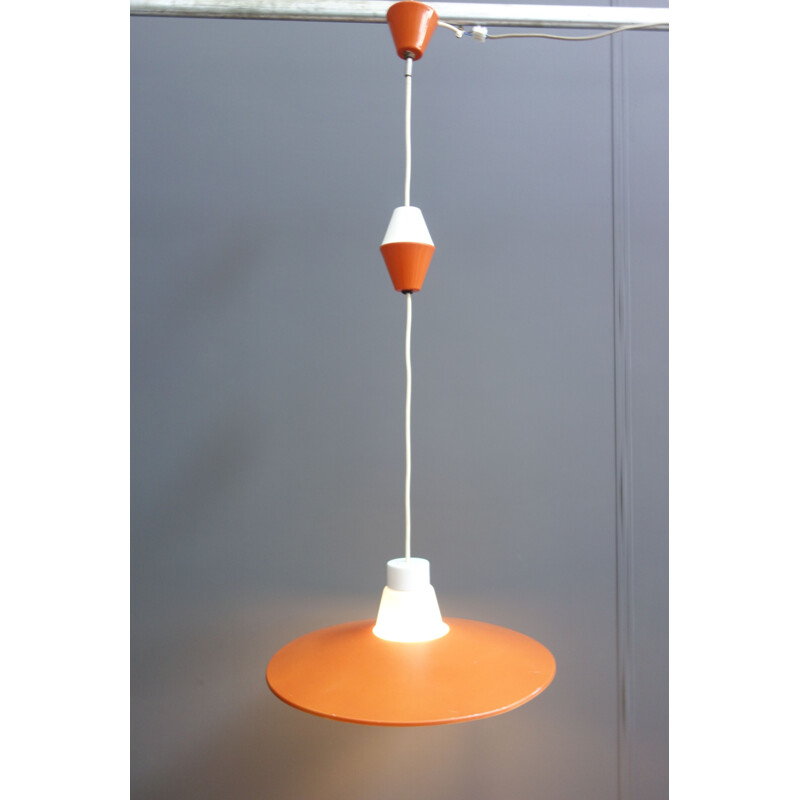 Vintage Orange pendant lamp 1970s