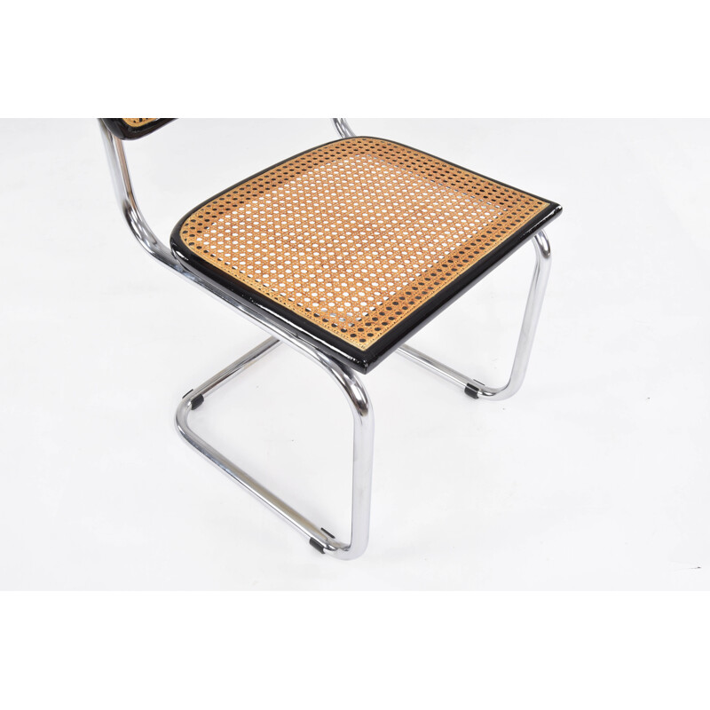 Set of 4 Mid-Century Chairs Marcel Breuer B32 Cesca Italy 1970s