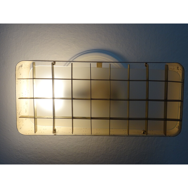 Vintage Paavo Tynell 9068 ceiling light for Taito OY, 1950
