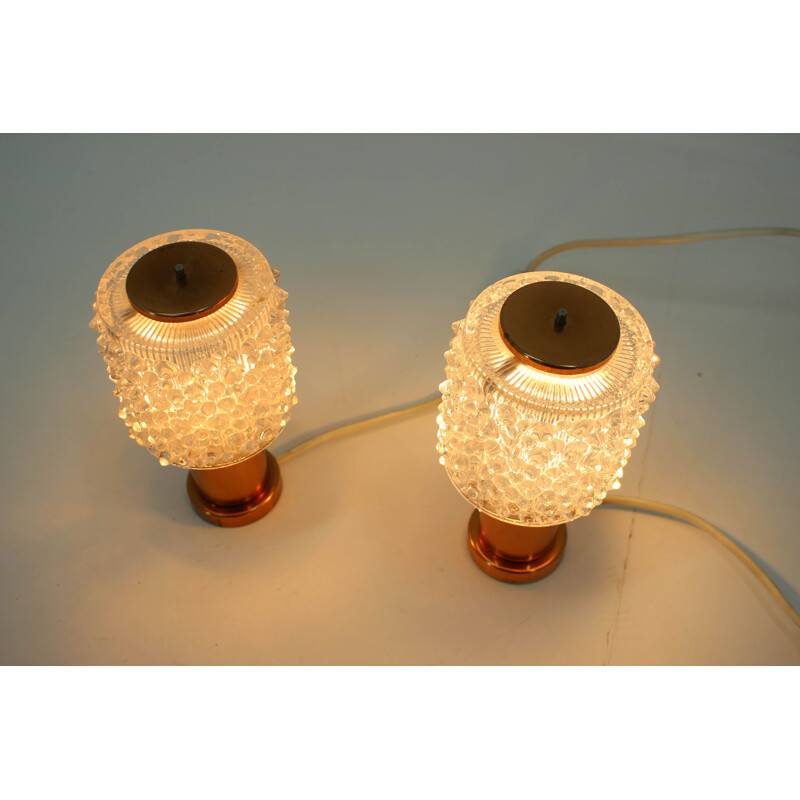 Set of 2 Table Lamps 25W by Kamenicky Senov 1970s