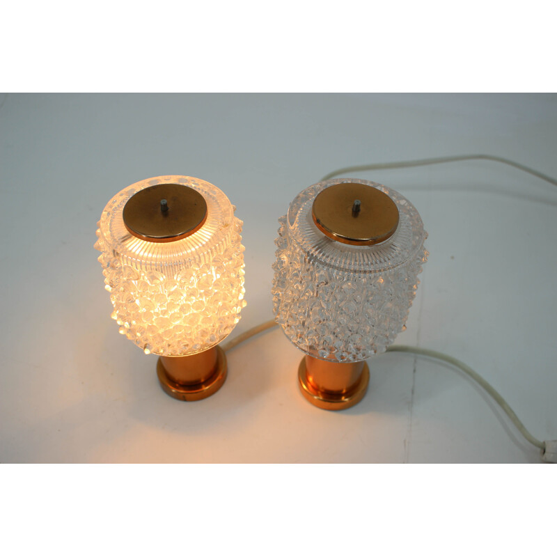 Set of 2 Table Lamps 25W by Kamenicky Senov 1970s