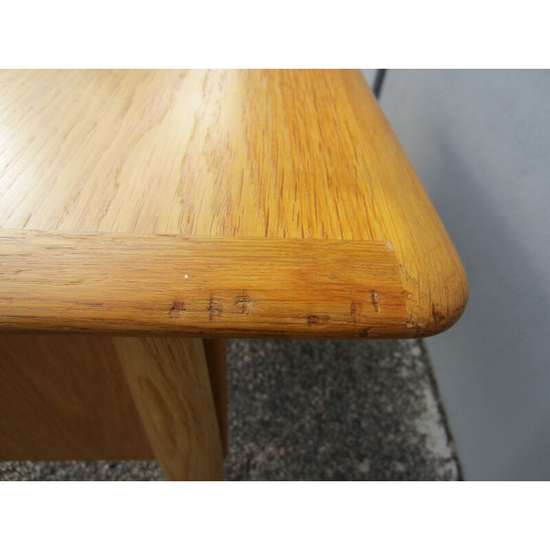 Vintage oak desk Scandinavian