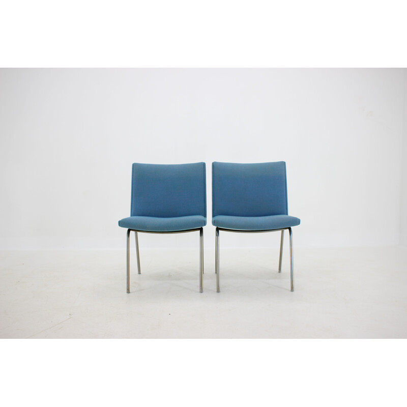 Set of 4 vintage Airport Lounge Chairs for A.P. Stolen, Hans J. Wegner 1960s