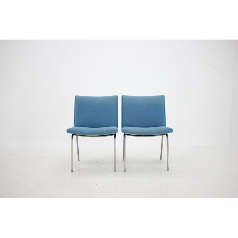 Set of 4 vintage Airport Lounge Chairs for A.P. Stolen, Hans J. Wegner 1960s