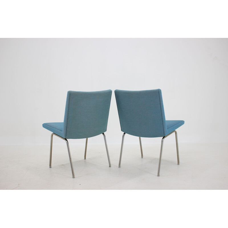 Set of 4 vintage Airport Lounge Chairs for A.P. Stolen, Hans J. Wegner 1960s