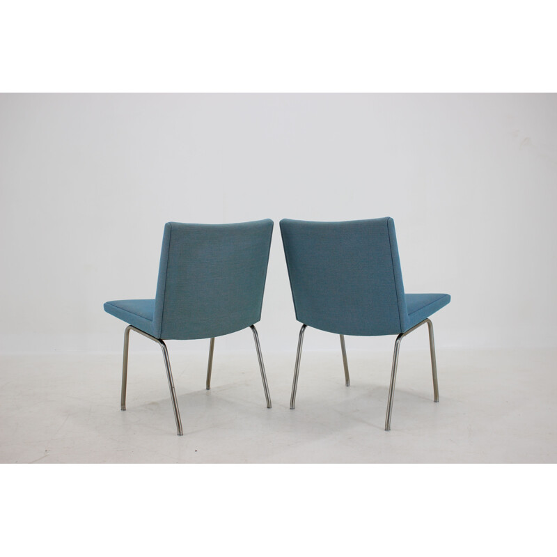 Set of 4 vintage Airport Lounge Chairs for A.P. Stolen, Hans J. Wegner 1960s