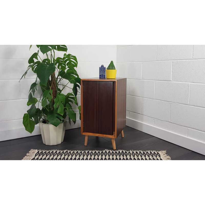 Vintage teak and walnut veneer cabinet by John and Sylvia Reid, 1950