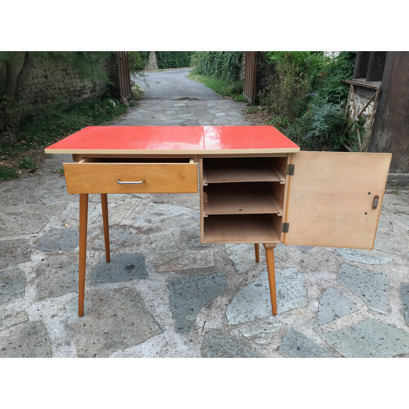 Pair of vintage Baumann desks 1950s